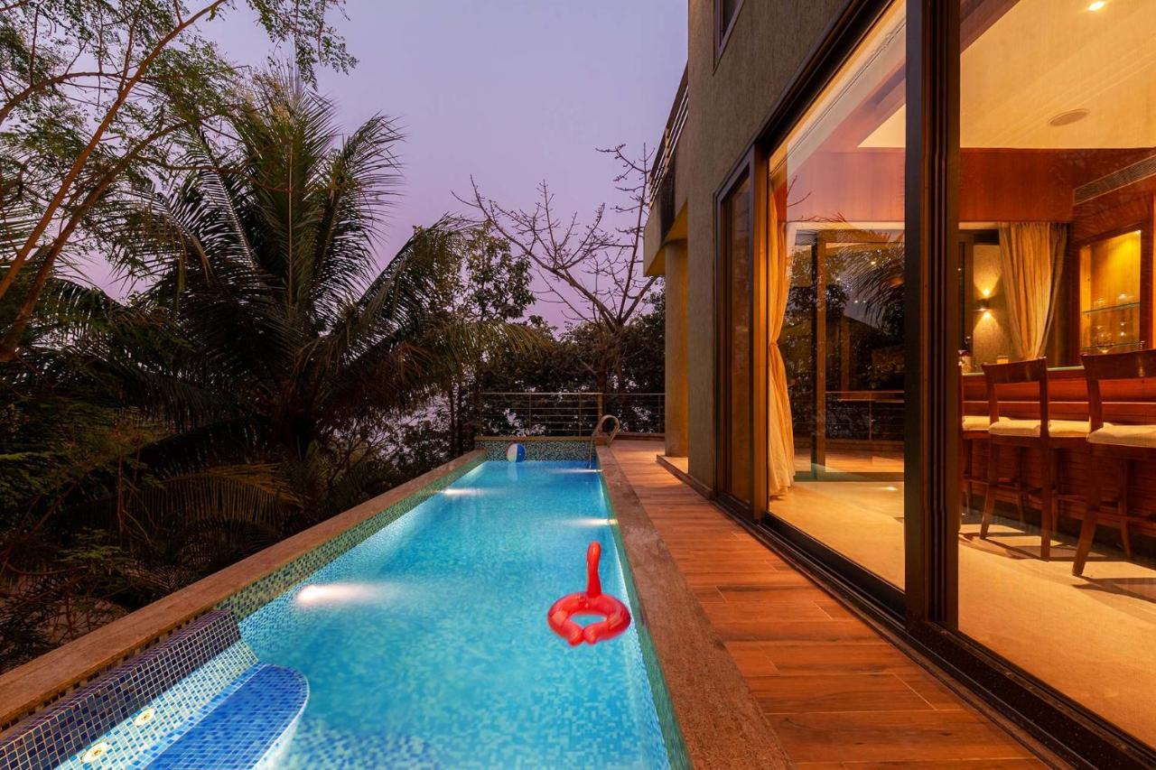 The Blue Horizon By Stayvista - Featuring A Beach-View Villa With A Swimming Pool, Indoor Games, And A Relaxing Balcony Alībāg Extérieur photo